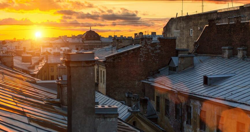 Картина на холсте Город, арт hd1592801