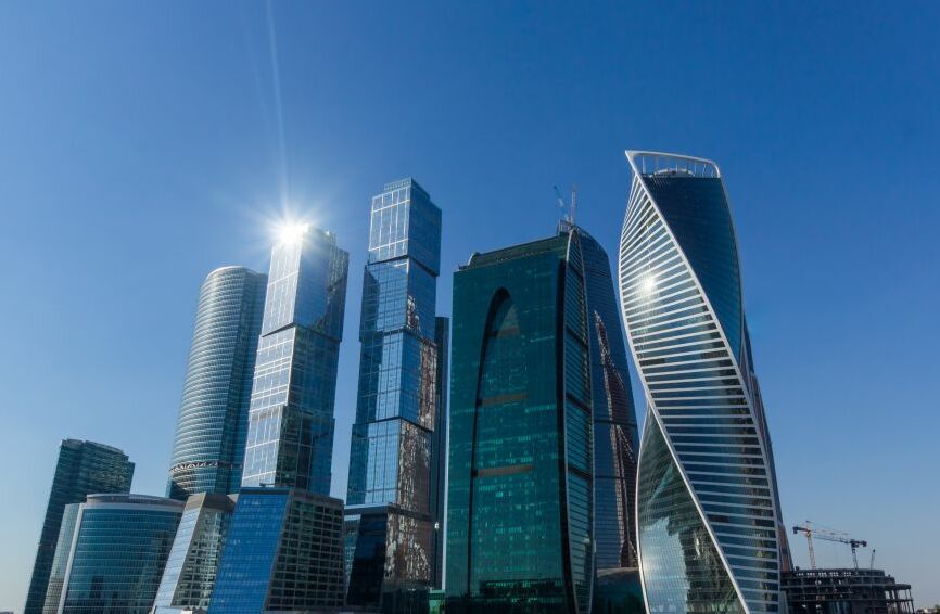 Картина на холсте Москва Сити, арт hd1539601