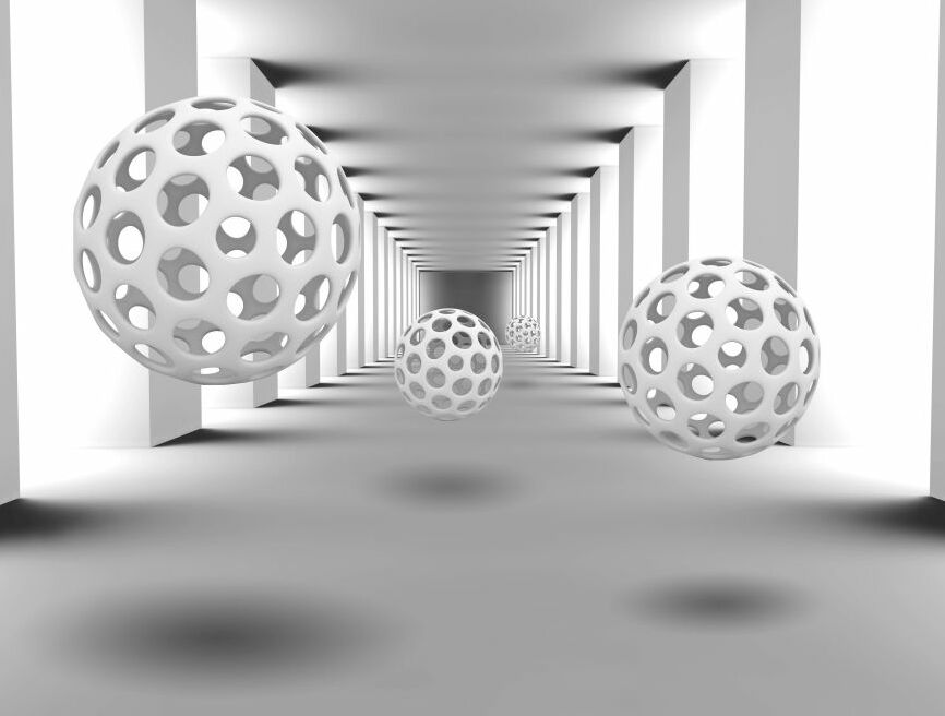 Картина на холсте 3D Шары, арт hd1508201