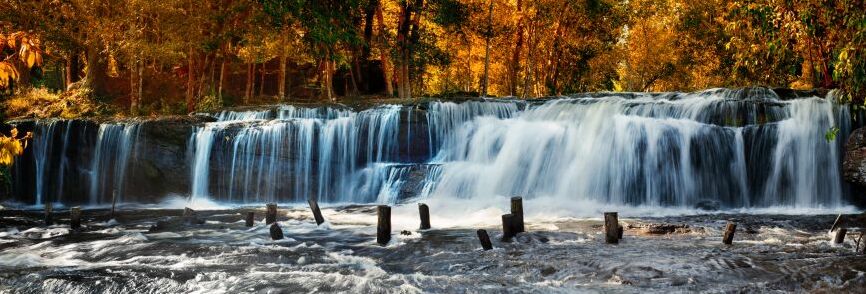 Картина на холсте Водопад, арт hd0579101