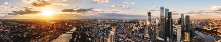 Картина на холсте Панорама Москвы, арт hd2100301